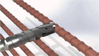 How to Drill Rebar embedded in concrete  3keego Rebar Cutter [upl. by Waddell99]