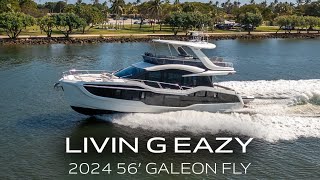 2024 56 Galeon Fly quotLivin G Eazyquot  26 North Yachts [upl. by Pepper]