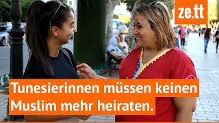 Mehr Rechte für Musliminnen in Tunesien [upl. by Jotham]