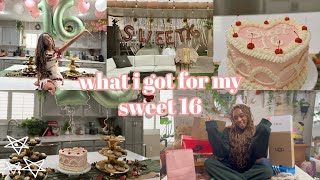 What I Got For My Sweet sixteen 16th birthday haul [upl. by Rehpotsrik166]