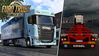 UPDATE 151 EN KÖGEL DLC  LADEN EN LOSSEN  Euro Truck Simulator 2 G29 [upl. by Asikal]