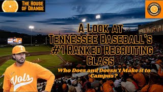 Tennessee Baseball A Look at Tennessees 1 Ranked Recruiting Class [upl. by Jovia]