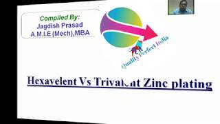 Hexavelent Vs Trivalent Zinc Plating in hindi Test for Hexavalent and Trivalent [upl. by Aia]