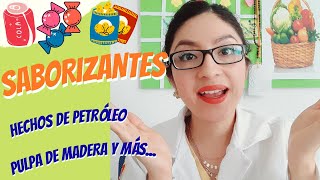 SABORIZANTESArtificiales y NaturalesTiposDaños en la SaludAlimentos con Saborizantes [upl. by Ennairda261]