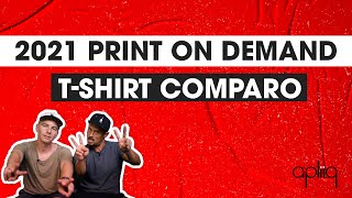 Print On Demand POD  2021 Print Comparison Video [upl. by Innej]