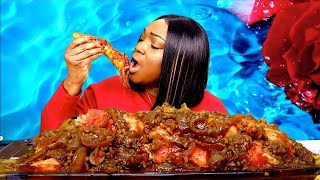 DESHELLED SEAFOOD BOIL MUKBANG  KING CRAB  LOBSTER TAILS  Bloveslife [upl. by Jairia230]