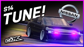 INSANE S14 TUNE Car X Drift Racing Fujin SX  Ultimate Setup [upl. by Einnus]