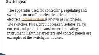 Maintenance Of Switchgear [upl. by Ecarg573]