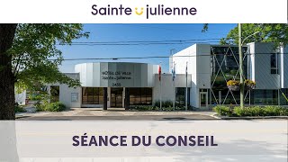 Municipalité de SainteJulienne  Séance extraordinaire du conseil vendredi le 8 novembre 2024 à 8 h [upl. by Benetta353]