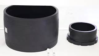 HDPE Electrofusion fittings 110mm Equal Tee poly polyethylene electrofusion fittings [upl. by Karleen]