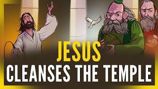 Jesus Cleanses the Temple  Matthew 21  Easter Bible Story for Kids Sharefaith Kids [upl. by Lakin]