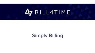 Bill4Time Simply Billing [upl. by Inamik]