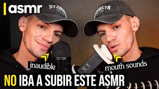 ASMR español mouth sounds inaudible para dormir [upl. by Oznole]