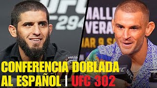 CONFERENCIA UFC 302 EN ESPAÑOL  DOBLADO AL ESPAÑOL [upl. by Eek]