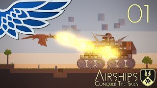 AIRSHIPS  Skyship Battle Part 1  Airships Conquer The Skies Lets Play Gameplay [upl. by Eceela113]