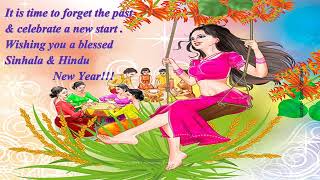 Sinhala amp Hindu New Year wishes  New Year Greetings  GNND Creations [upl. by Soirtimid]