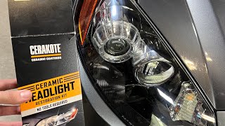 Cerakote headlight restoration kit works [upl. by Sirraf]