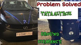 TATA ALTROZ GROUND CLEARANCE TEST GROUND CLEARANCE PROBLEM SOLVED  ALTROZ LIFTUP altroz tata [upl. by Syck758]