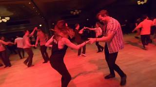 West Coast Swing  Sean McKeever amp Alyssa Glanville  Social Dancing at DCS 2019 [upl. by Dick46]