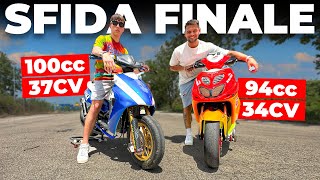 AEROX MALOSSI 94cc vs YAMAHA JOG 100cc 🏁 Quale VA PIU FORTE [upl. by Leah]