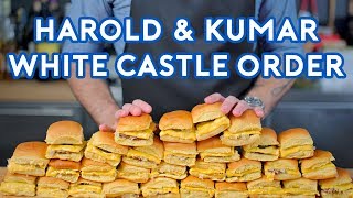 Binging with Babish White Castle Order from Harold amp Kumar [upl. by Nolrak473]