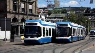 Strassenbahn Zürich  Impressionen Teil 1 Sommer 2010 [upl. by Ruhtua]