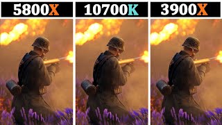 Ryzen 5800X vs 3900X vs Intel 10700K  4K Ultrawide 1440P 1080P [upl. by Hillery]