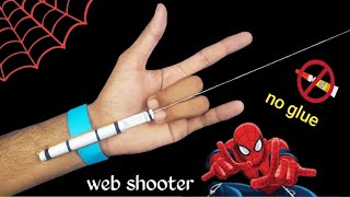 Web Shooter  How to make SpiderMan web shooter without glue [upl. by Ennael765]