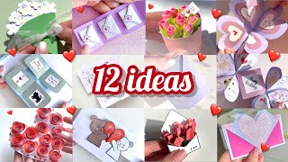 12 ideas  DIY Birthday Gift Ideas  Cute Gifts  Easy Present Ideas [upl. by Siulesoj]