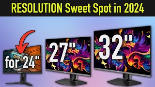 Your 2024 Guide to Buying the Perfect Monitor 24 vs 27 vs 32inch for 1080p 1440p 4K OLED amp IPS [upl. by Ainit]