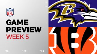 Baltimore Ravens vs Cincinnati Bengals  2024 Week 5 Game Preview [upl. by Aronoel609]