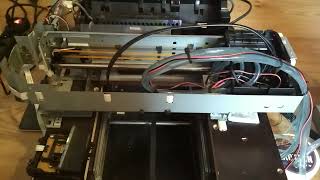 DTG UV Printer from Epson L800 P50 part 2 initialization [upl. by Adilem80]