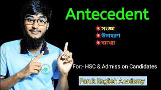 Antecedent  Faruk English Academy farukenglishacademy antecedentespenales [upl. by Fromma]