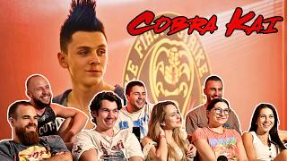 Hawks Debut Cobra Kai First Time Watching in 2024  1x6 Group Reaction amp Review [upl. by Akinit]