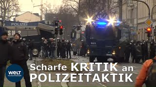 CONNEWITZRANDALE Verwirrung um verletzten Polizisten in Leipzig [upl. by Bunch468]