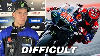 STRUGGLED Fabio Quartararo Explained His Feeling on Yamaha M1 in COTA  Americas MotoGP 2024 gp [upl. by Alduino]