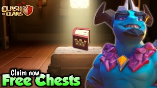 Claim 3 FREE Chests via Voucher link 😍  Clash of Clans HammerJam ClashofClans [upl. by Anelliw612]