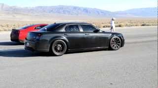 600 HP Chrysler 300C VS Modded GTR w Straight pipes [upl. by Servetnick]