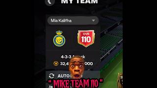 MIKE FIFA7 TEAM☠️🔥 eafc24 fifamobile fifa fifa23 eafc shorts [upl. by Nitsej]