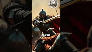 Leper King and Saladins Sword Clash A Turning Point in Historyhistory youtubeshorts shorts [upl. by Francene]