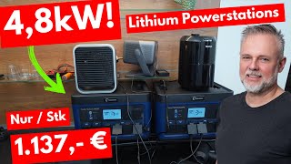 Nur 1137 €Stk WOHNMOBIL LITHIUM HÄRTETEST Liontron Bosswerk 4800 W Powerstation 2024 [upl. by Zak]