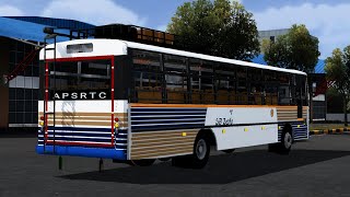 🔥APSRTC PALLEVELLUGU BS6 BUS MOD RELEASED🤩 [upl. by Noda]