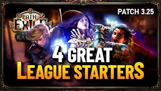 4 Great League Start Builds For PoE 325 [upl. by Adnowal]