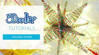 3D Pen Tutorial  Amazing HOLIDAY STAR Decorations [upl. by Stochmal816]