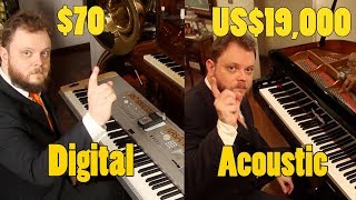 Can You Hear The Difference Between an Acoustic and Digital Piano [upl. by Laflam]