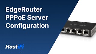 UISP  EdgeRouter PPPoE Server Configuration [upl. by Hpeseoj576]