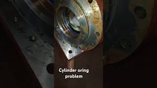 Cylinder serviceingseal dammage🛠 hydrotech firstshortvideo hydraulic cylinder [upl. by Hilly119]