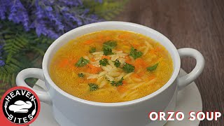 Ready for winter 🌨❄ Orzo Soup is so easy and quick Your family will love it made with no time [upl. by Cleland84]