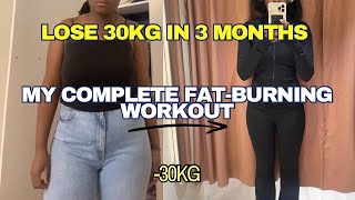 If You Can’t Lose Weight Do This Intense 30KG FatBurning Workout Routine 3Month Transformation [upl. by Fauch]