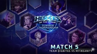 Team Dignitas vs mYinsanity  Game 1  Group B  Global Summer Championship [upl. by Renruojos]